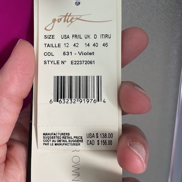 Profile by Gottex womens Hula Dance One Shoulder One Piece One Piece Swimsuit - Picture 13 of 13